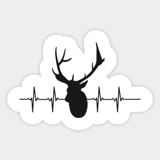 Pulse Deer HeartBeat Sticker